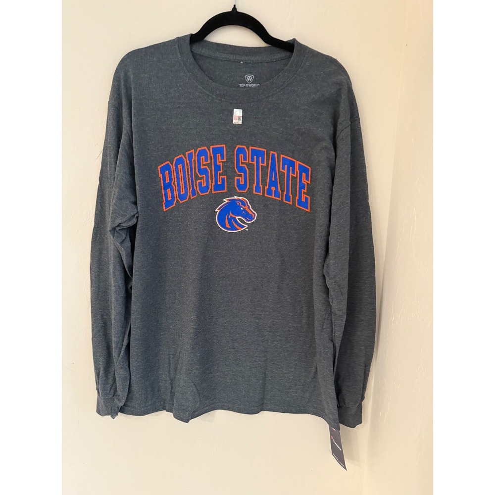 Boise State Broncos Men's Top of the World Long Sleeve  T-shirt Size Large NWT